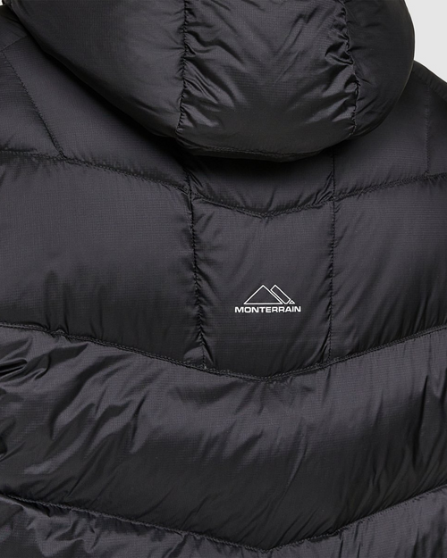 Monterrain Everest Down Jacket - Black - Footkorner