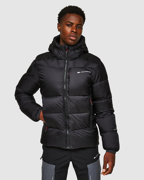 Monterrain Everest Down Jacket - Black - Footkorner