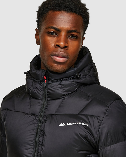 Monterrain Everest Down Jacket - Black - Footkorner