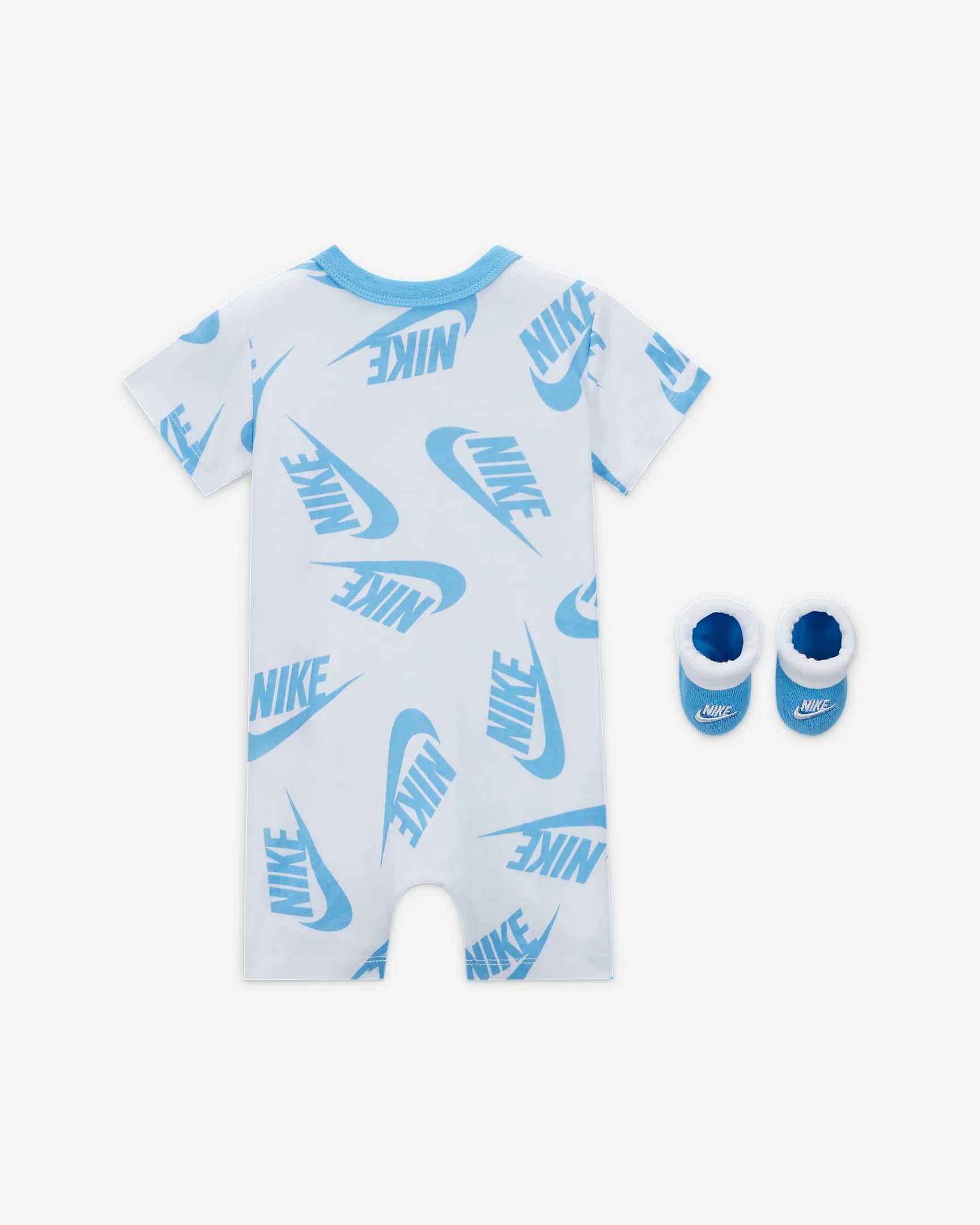 Set 2 pezzi per neonati - Bianco/Blu