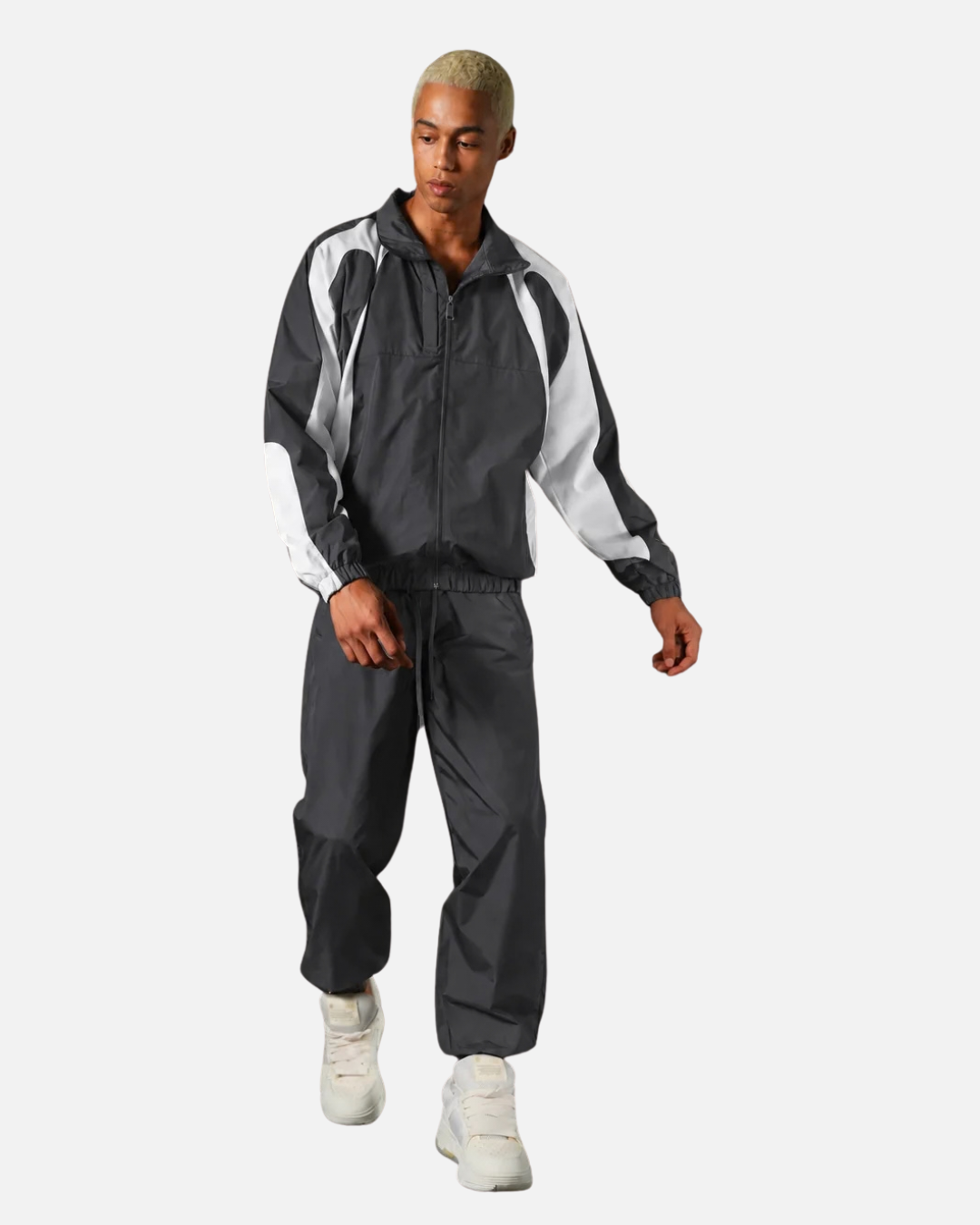 Conjunto Colorblock Ikao - Gris