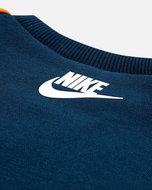 Ensemble de survêtement Nike NKN FLEECE Bébé - Bleu/Orange - Footkorner
