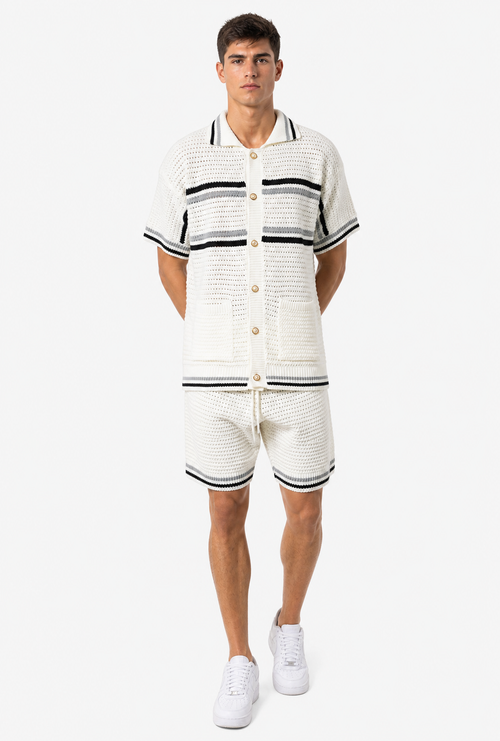 Ensemble IKAO Homme Maille Crochet - Footkorner
