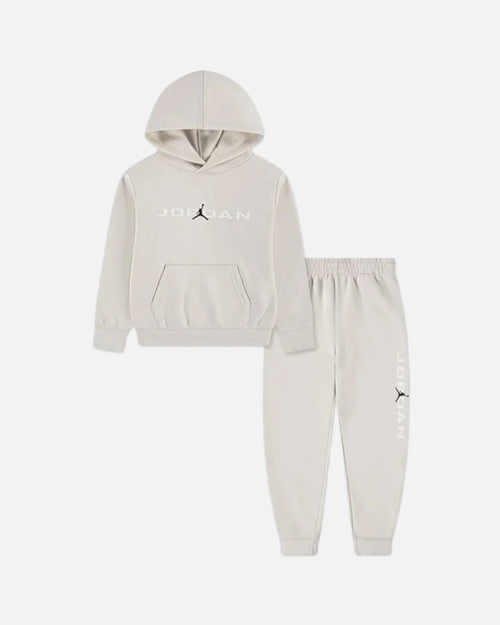 Ensemble Jordan Stretch Hbr Flc Enfant Junior - Blanc - Footkorner