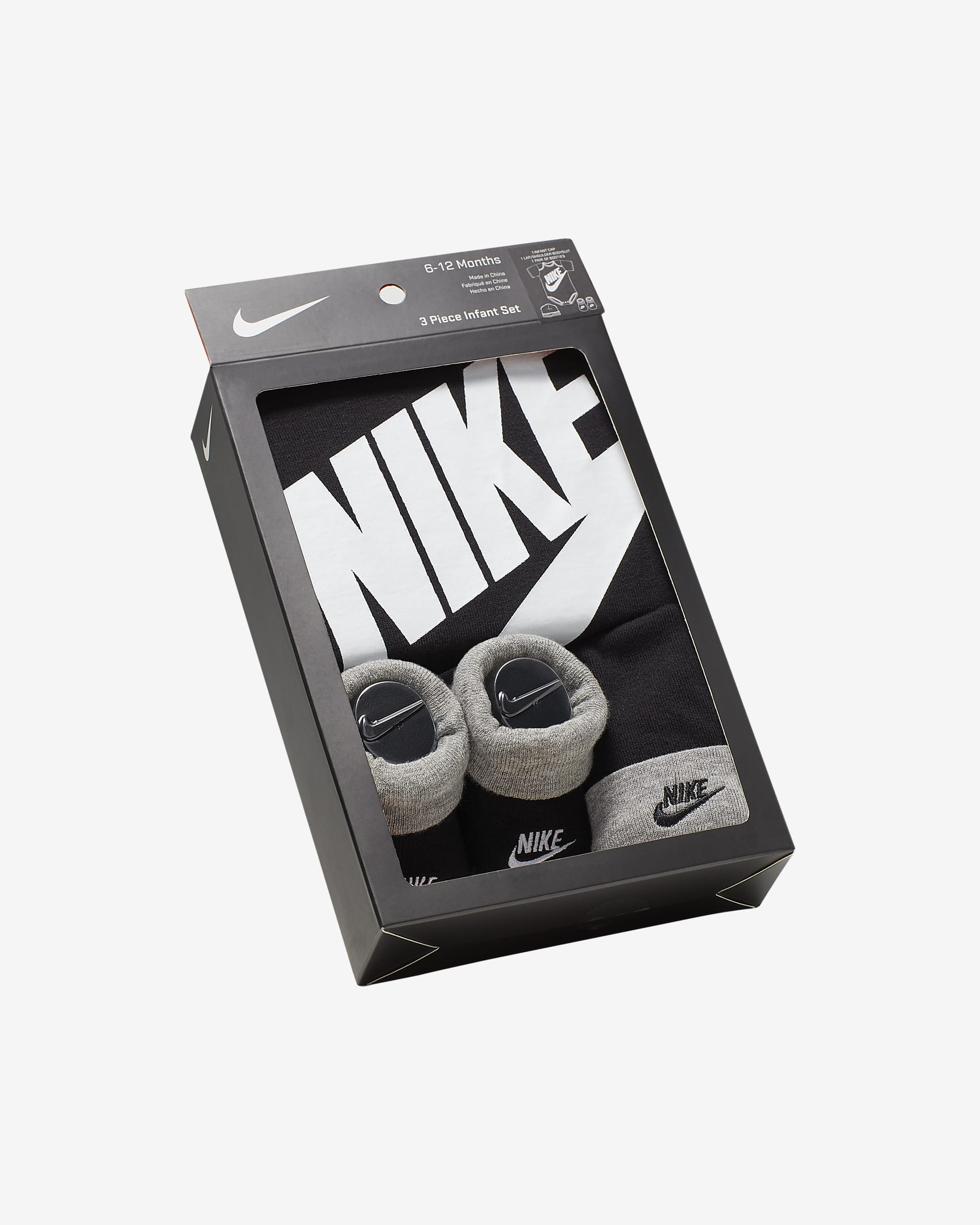 Nike Baby Set - White/Black/Grey