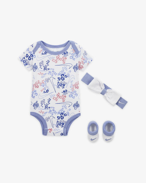 Nike Baby Set - White/Purple/Pink - Footkorner