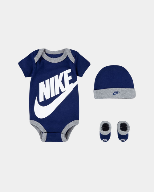 Nike Baby-Set – Blau/Grau/Weiß - Footkorner