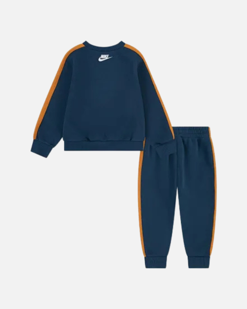 Nike Baby-Set NKN Fleece - Marine/Orange - Footkorner
