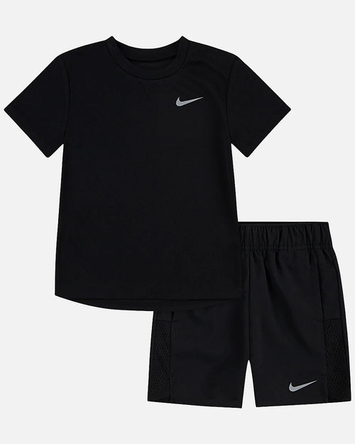 Ensemble Nike de t-shirt et Shorts Enfant - Noir - Footkorner