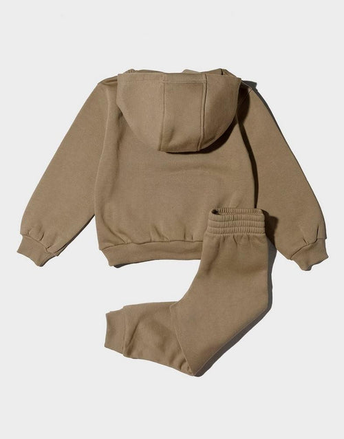 Ensemble Nike pantalon NSW  FS FLC PO Enfant - Marron - Footkorner