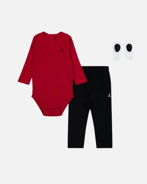 Conjunto Nike x Jordan Bebé - Negro/Rojo - Footkorner
