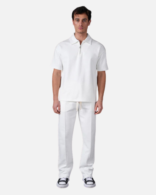 Ensemble Pantalon et Polo - Blanc - Footkorner