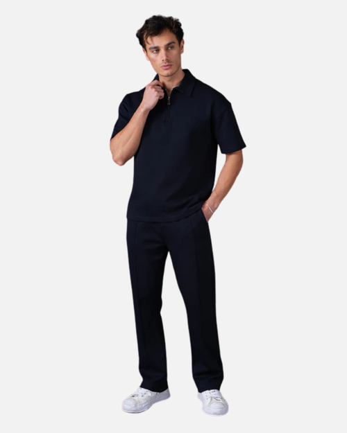 Ensemble Pantalon et Polo - Bleu Marine - Footkorner
