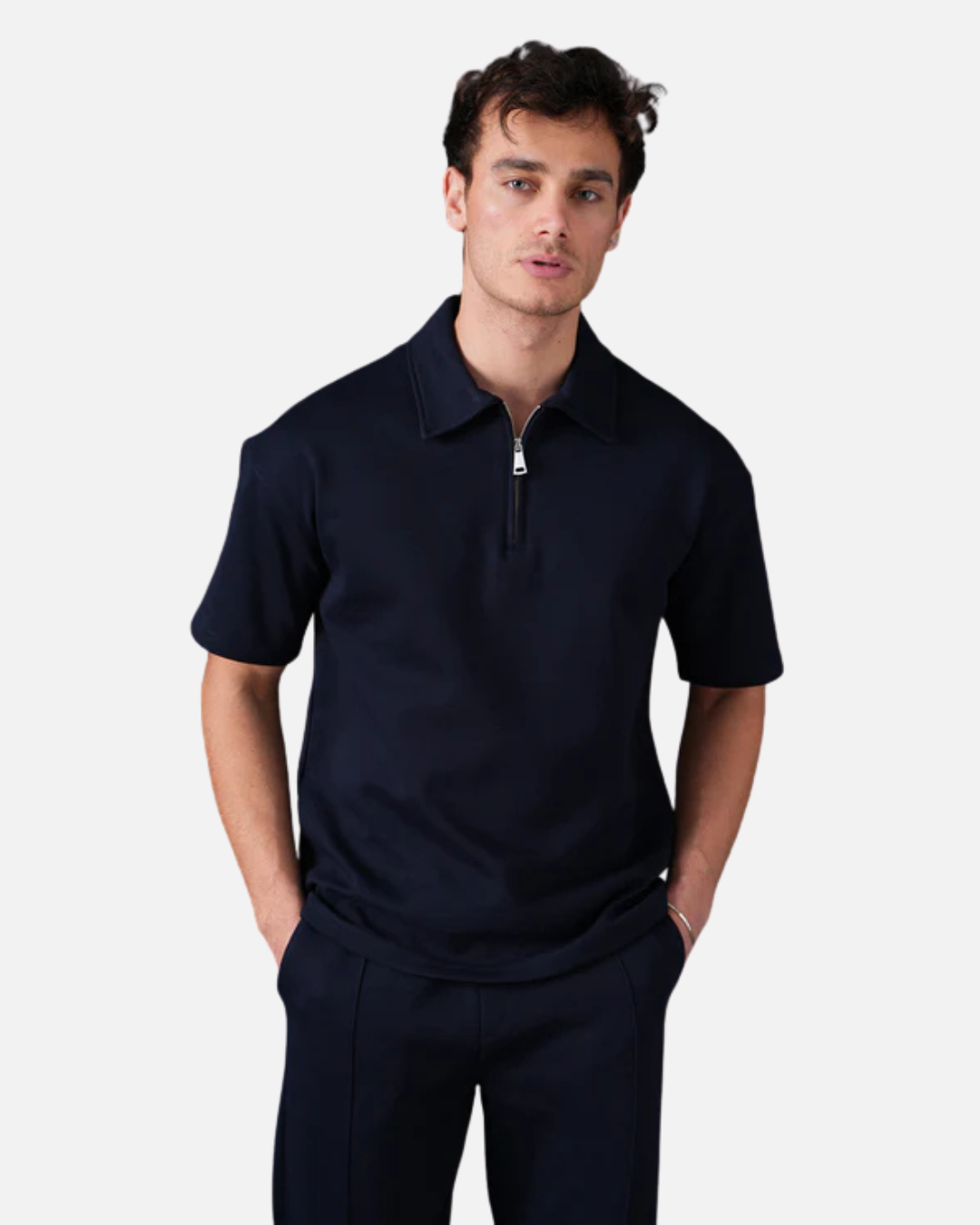 FootkornerEnsemble Pantalon et Polo - Bleu Marine