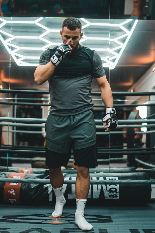 Camiseta Scampia Scalare - Gris/Noir - Footkorner