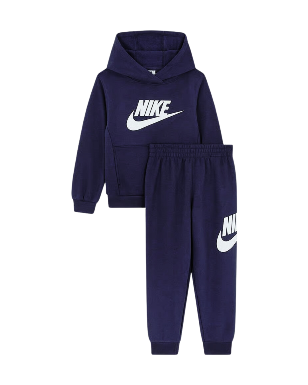 Nike Club Fleece Kids Tracksuit Set - Navy/White