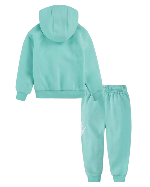 Set di tute da ginnastica Nike Club Fleece per bambini - Verde/Bianco - Footkorner