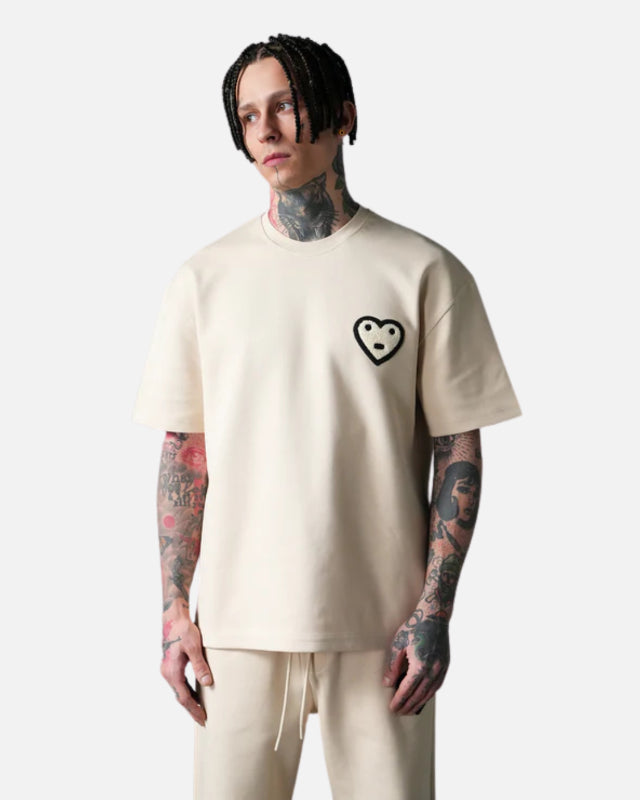 FootkornerEnsemble T-shirt et Pantalon Cœur - Beige