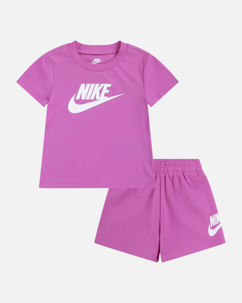 Nike Baby-T-Shirt/Shorts-Set – Lila - Footkorner