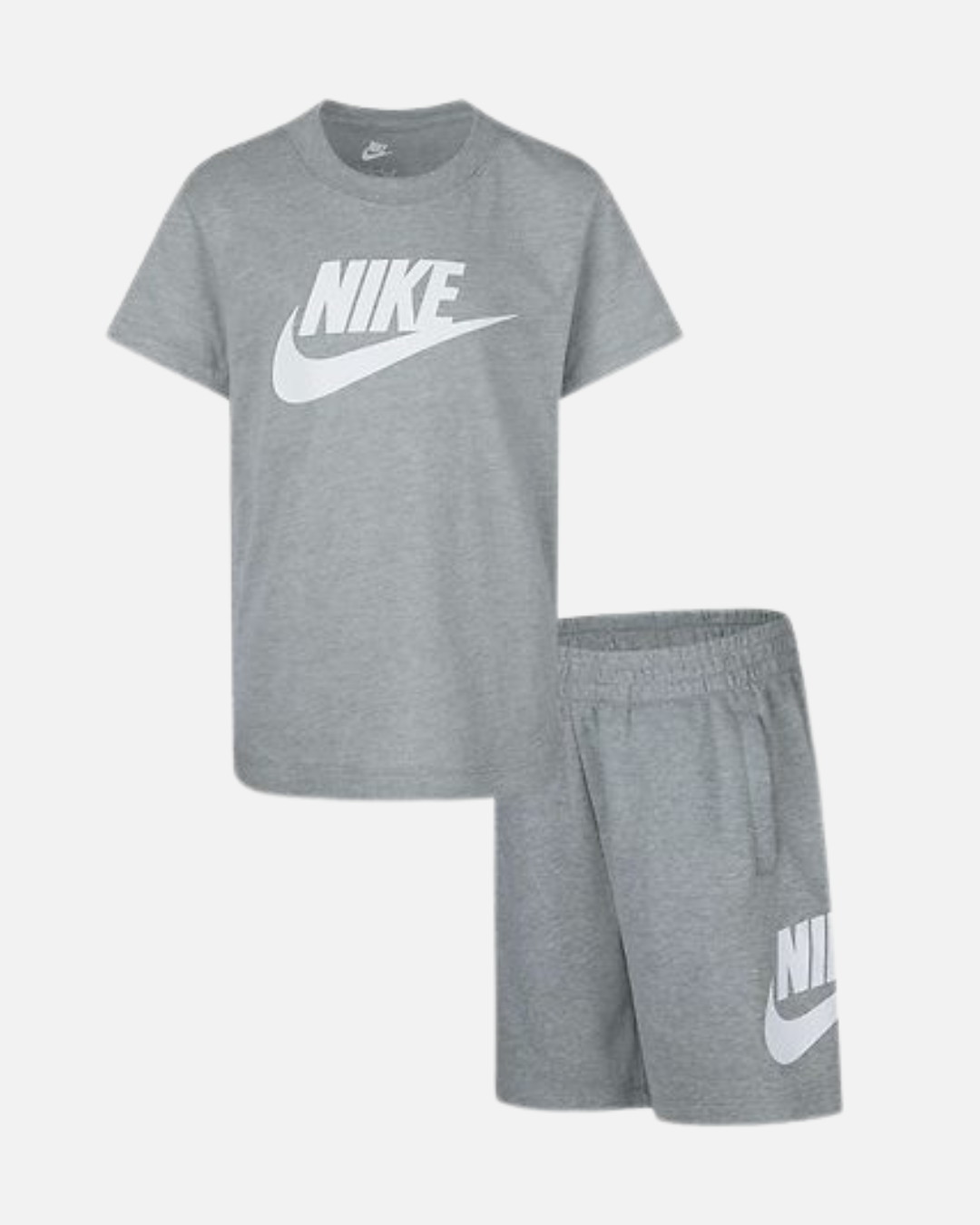 Completo maglietta/pantaloncini Nike per bambini - Grigio
