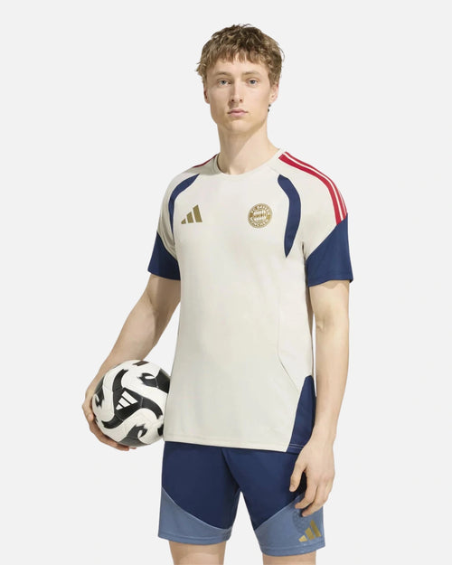 Maillot d'entraînement Bayern Munich 2026-2027 - Beige/Bleu/Rouge - Footkorner