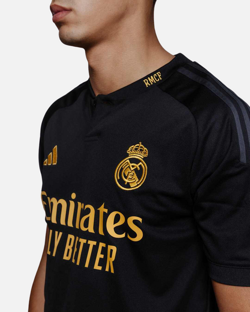 Real Madrid Ausweichtrikot 2023/2024 – Schwarz/Gold - Footkorner