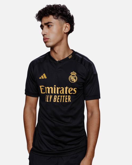 Real Madrid Ausweichtrikot 2023/2024 – Schwarz/Gold - Footkorner