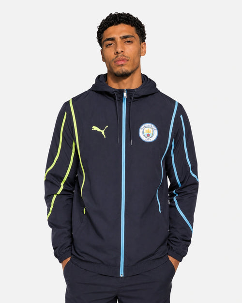 Veste de survêtement Manchester City 2024/2025 - Bleu - Footkorner