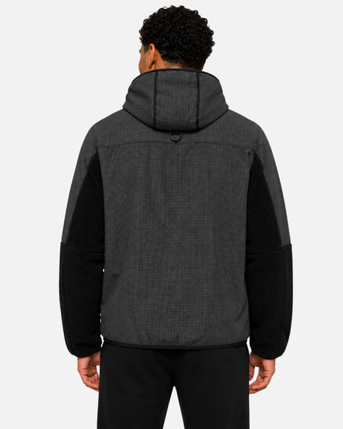Puma Sherpa Hooded Jacket - Black - Footkorner