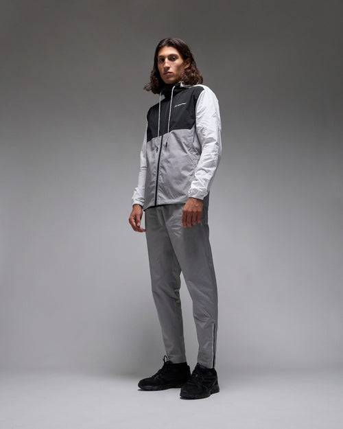 Veste de survêtement Running Serramont Thermodrive - Gris/Blanc/Noir - Footkorner