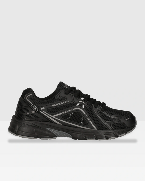 FK-Wind-Trainingsanzug-Set Blau + FTKR-1000-Sneaker Schwarz - Footkorner