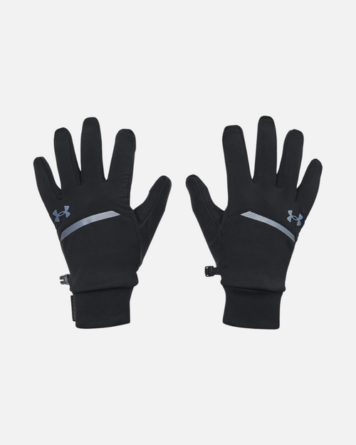 Guanti da corsa UA Storm Fleece - Neri - Footkorner