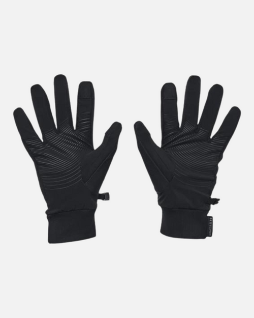 Guanti da corsa UA Storm Fleece - Neri - Footkorner