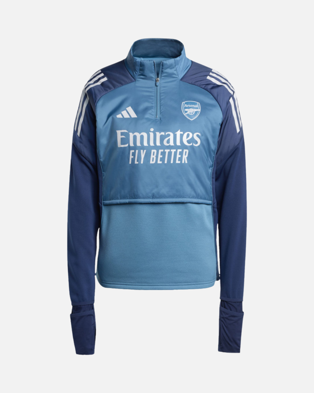 FootkornerHaut 1/2 zip Arsenal Cagoule Intégrée 2025/20256