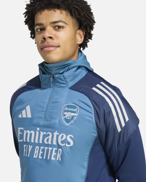 Haut 1/2 zip Arsenal Cagoule Intégrée 2025/20256 - Footkorner
