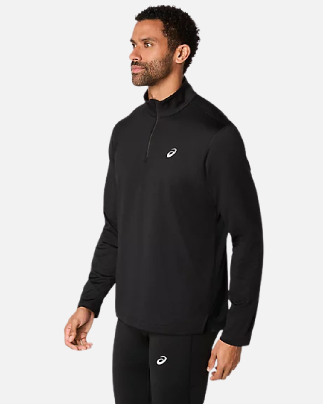 FootkornerHaut Asics CORE LS 1/2 ZIP WINTER - Noir