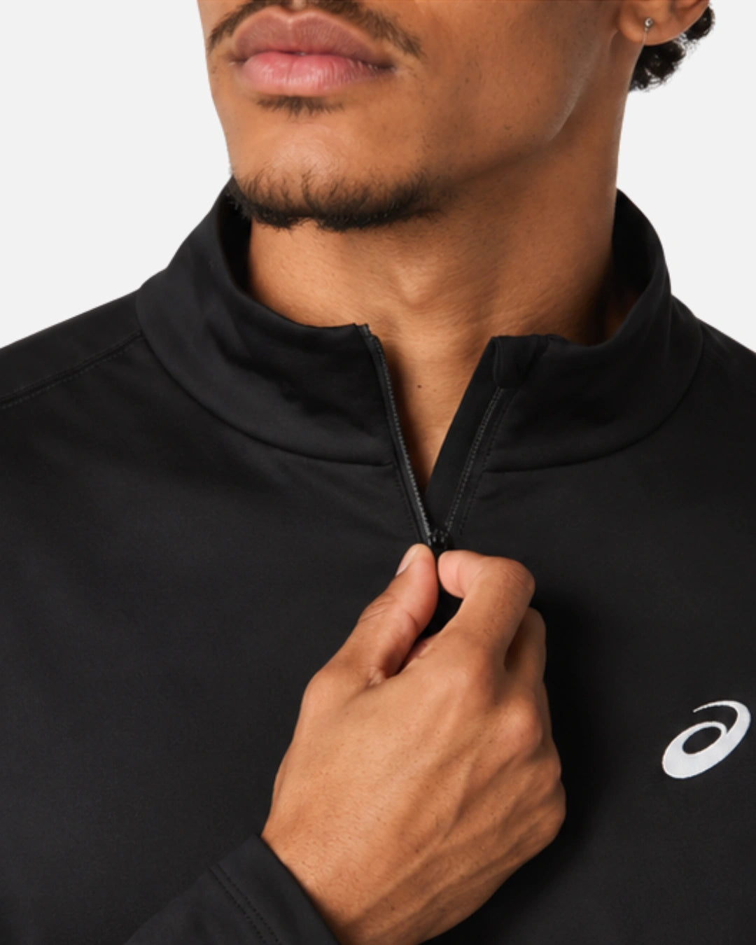 FootkornerTop Asics CORE LS 1/2 ZIP WINTER - Nero