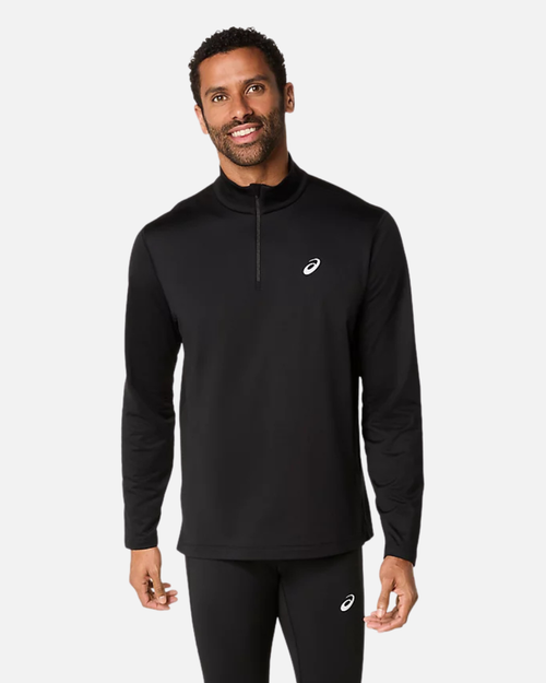 Haut Asics CORE LS 1/2 ZIP WINTER - Noir - Footkorner