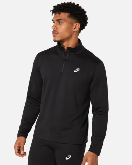 Top Asics CORE LS 1/2 ZIP WINTER - Nero - Footkorner