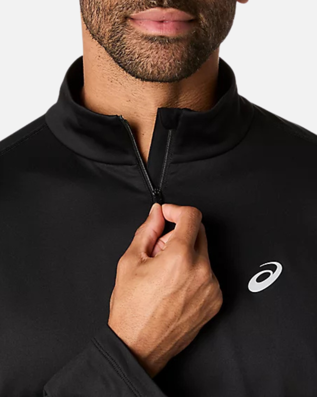 FootkornerHaut Asics CORE LS 1/2 ZIP WINTER - Noir