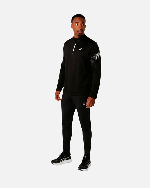 Haut Asics Icon 1/2 Zip - Noir - Footkorner