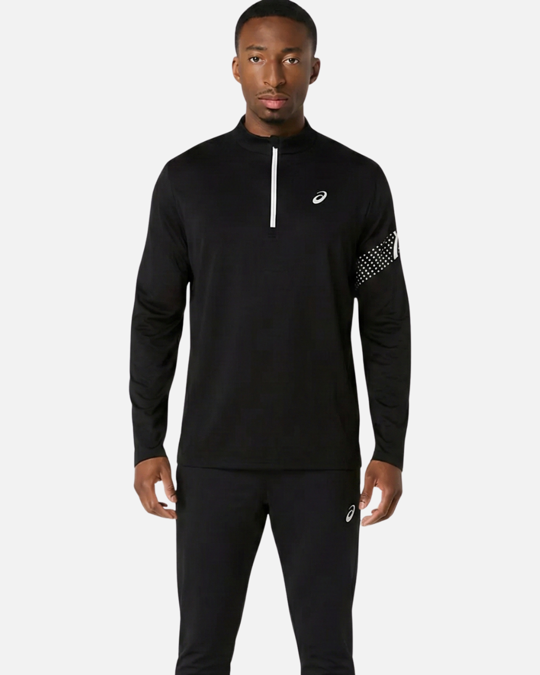 FootkornerHaut Asics Icon 1/2 Zip - Noir