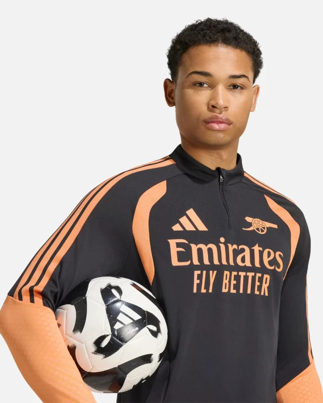 FootkornerHaut d'entraînement Arsenal FC Tiro 2026/2027 - Noir