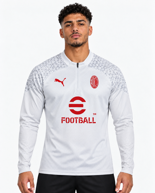 AC Milan Trainingsoberteil 2022/2023 - Weiß/Rot - Footkorner