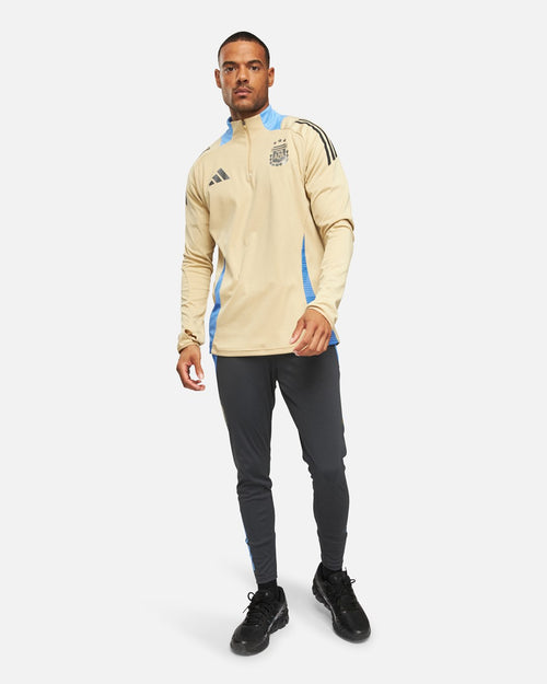 Argentinisches Trainingsoberteil - Beige/Blau - Footkorner