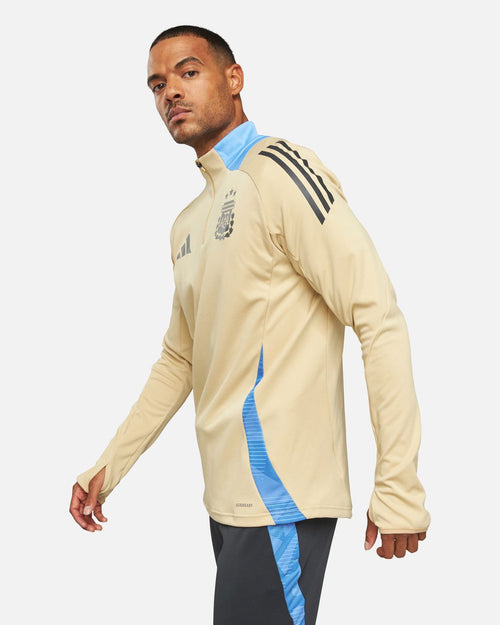 Argentinisches Trainingsoberteil - Beige/Blau - Footkorner