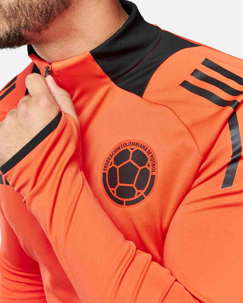 Colombia Training Top - Orange/Black - Footkorner