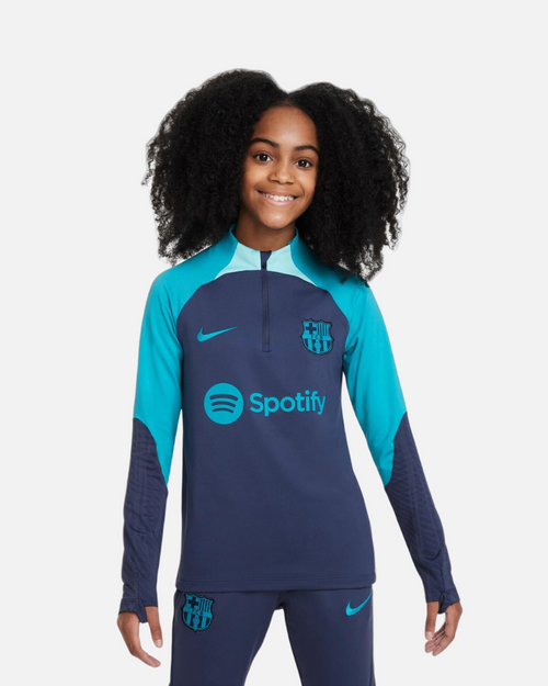FC Barcelona Junior 2023/2024 training top - Blue/Turquoise - Footkorner