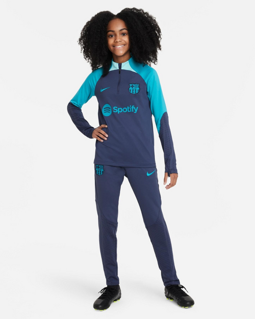 FC Barcelona Junior 2023/2024 training top - Blue/Turquoise - Footkorner
