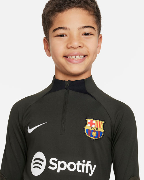 FC Barcelona Junior 2023/2024 Trainingsoberteil – Khaki - Footkorner